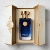 Flacon de parfum en verre transparent personnalisé 30ml 50ml 100ml, atomiseur de luxe avec capuchon argenté, emballage de parfum unisexe, OEM ODM