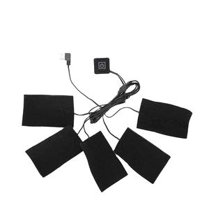 Tampone di calore in grafene per elettrodomestici illuminato interruttore a pulsante quadrato per il riscaldamento dei vestiti - Product Image 1