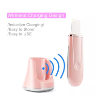 Nettoyeur de visage ionique, ions positifs et négatifs, absorption des nutriments, élimination des points noirs, exfoliation des peaux mortes, appareil de beauté nettoyant