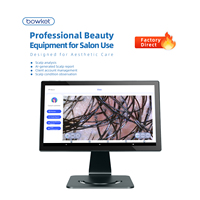 Analyseur intelligent du cuir chevelu et de la peau BOWKET AI pour salons - Imagerie tri-spectrale avancée, écran tactile 14 pouces et outils de gestion commerciale
