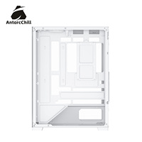 Boîtier PC AntarcChill White Full Tower à double compartiment, compatible E-ATX ATX MATX ITX, radiateur 240, USB 3.0