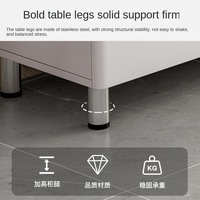 Meuble TV moderne et simple, table basse combinée, design télescopique au sol, pour petit appartement, salon, matériau en pierre, Chine