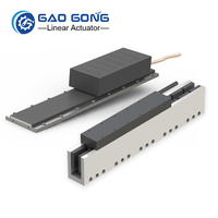 Actuador Lineal Magnético de Accionamiento Directo de Alta Velocidad 4m/s, Precisión de 0.001mm, Carrera Larga, Aluminio, Empuje de 150N, 35kg