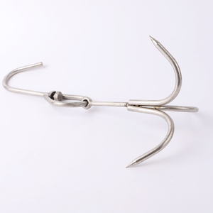 Lancha de acero inoxidable con forma triangular, ancla de pez, buen diseño - Product Image 5