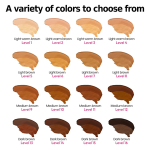 วิกผมลูกไม้สีครีมเฉดติดทนนานรองพื้นสีครีมลูกไม้ติดทนนาน - Product Image 5