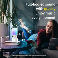 Mini-enceinte portable sans fil 5.3 étanche IPX4 pour extérieur, camping, avec subwoofer RGB et système sonore d'ambiance