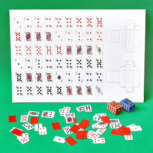 Cartes à Jouer Créatives Mini Format Doigt pour Enfants – <span class=keywords><strong>Jeu</strong></span> de Cartes de Poche Personnalisable et Portable, Amusant comme le Poker - Product Image 4