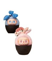 Labubu Monsters PVC Boîte à visage aveugle en vinyle pour Pop Mart Series Mystery Box Cute Desktop Decorations Funny Dolls Gifts