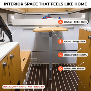 WECARE <span class=keywords><strong>Autocaravana</strong></span> de Aluminio Desplegable <span class=keywords><strong>para</strong></span> Camioneta 4x4 Todoterreno, con Cocina, <span class=keywords><strong>para</strong></span> Ford, Toyota, Hilux, Ranger - Product Image 3