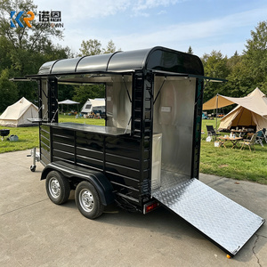 Ontwerp paardenwagen voedsel- en watersysteem enkel, dubbel, drievoudig wasbak, op maat gemaakte tankgrootte, pompconfiguratie, cateringtrailer - Product Image 4