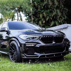 สปอยเลอร์กันชนหน้ารถยนต์ ชิ้นส่วนตกแต่งสำหรับ BMW X6 G06 2020-2023 ฝาครอบป้องกันกันชน อุปกรณ์ตกแต่งรถยนต์ - Product Image 3
