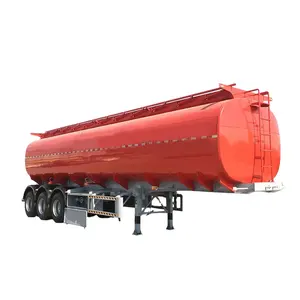 Goede Prijs 45000 Liter Benzine Levering Diesel Vervoer Ruwe Transportolie/Brandstoftank/Tanker Opleggers