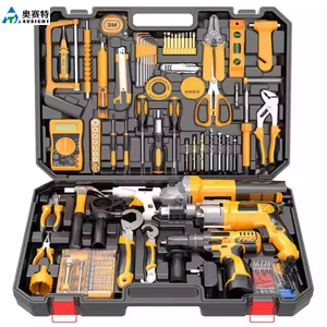 Phần cứng ausight bao gồm cả hộp kết hợp khoan Bộ công cụ wrenches Bộ công cụ của thợ điện được sử dụng để cải thiện nhà - Product Image 5