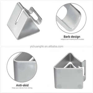 Soporte para Teléfono Móvil con Logotipo Personalizado, Soporte Portátil de Aleación de Aluminio Negro para Escritorio de Oficina en Casa - Product Image 2