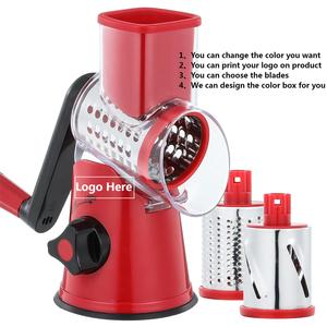 Amezon เครื่องขูดชีสเครื่องตัดอาหารเครื่องขูดผักแบบหมุน - Product Image 6