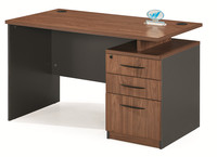 Meubles de bureau en gros taille et couleur panneau personnalisé Table en bois bureau à domicile ordinateur bureau du personnel