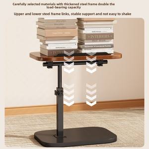 Bàn ghế dài hình vòng cung hiện đại có thể điều chỉnh chiều cao Bàn cà phê đơn giản gấp góc nhỏ phòng khách phòng ngủ đầu giường - Product Image 5