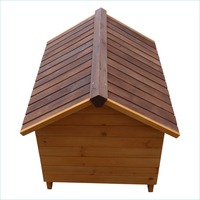 Maison de chien et chat imperméable pour l'extérieur Chenil en bois Lit pour animal de compagnie Maison de chien de taille moyenne Cage intérieure pour chien et chat Prix de gros d'usine