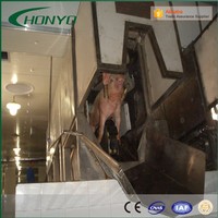 Solution complète de ligne d'abattage de porcs à haute efficacité, équipement de boucherie pour abattoir/boucherie usine/usine de transformation du porc