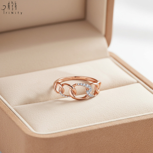 Tremendous Quality Fine Exquisite <b>Ring</b> Jewelry Minimalist 18K Solid Rose Gold <b>Ring</b> Shiny Real Natural Diamond Hand <b>Crafted</b> <b>Ring</b> - Product Image 1