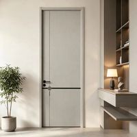 Portes intérieures modernes en bois massif composite MDF mélaminé polymère, isolation phonique, construction durable, garantie 1 an, pour appartement et salle à manger