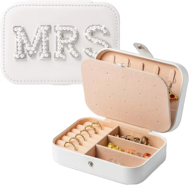 Jewelry Organizer With Logo Personalized Letter Jewellery Box for