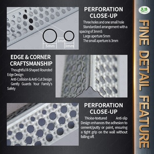 Accessoires pour plaques <span class=keywords><strong>de</strong></span> plâtre Cadre métallique Plaque <span class=keywords><strong>de</strong></span> plâtre en gypse <span class=keywords><strong>Angle</strong></span> mural - Product Image 4