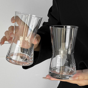 Tasse à café glacé et jus en verre borosilicate en forme de torche créative 280ml 290ml 340ml - Product Image 2