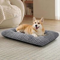Coussin moelleux pour chien, pour cage et sol, lavable en machine, antidérapant, pour chenil et usage domestique