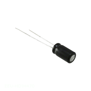 Condensador Original de Aluminio con Orificio Pasante, 47UF 20% 50V RADIAL TH 47 uF EEU-HD1H470 - Product Image 1