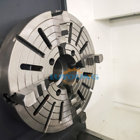 Torno CNC de Metal de Gran Tamaño y Alta Resistencia CK61100 para Torneado de Ejes de Energía Eólica, Ejes de Ferrocarril y Ejes de Barcos
