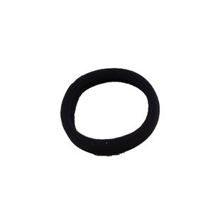 Élastique à cheveux noir en tissu à haute élasticité, tricoté, pour usage quotidien - Product Image 5