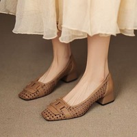 Chaussure habillée pour femme, mocassin, pantoufle, bottine en cuir de luxe classique pour femme, bottine blanche pour femme