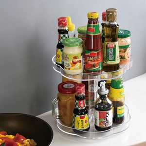 Estante de Esquina Personalizado para Cocina, Organizador de Especias para Refrigerador, Estante para Frascos de Condimentos - Product Image 1
