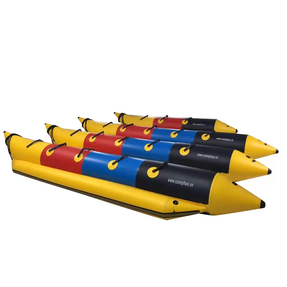 バナナボート3席400cmインフレータブルウォーターゲームフライングフィッシュシースポーツ