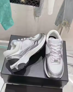 Chaussures de Créateur 2025 Tendance Rétro Baskets Noires et Blanches Chaussures de Sport pour Femme Chaussures Décontractées d'Extérieur - Product Image 2