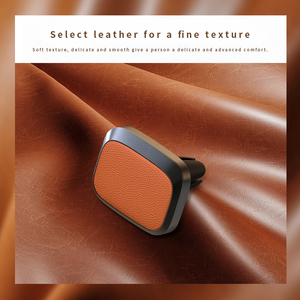 QIANHONG Purificador de Aire para Coche de Lujo Moderno de Aleación con Piel de Cordero, Difusor de Aroma, Logotipo Personalizado, Perfume en Gel, Colonia <span class=keywords><strong>Westin</strong></span>, Ámbar Gris, Té Blanco - Product Image 5