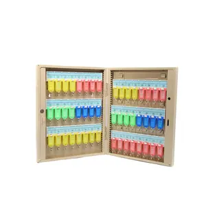 New Product Wooden Wall Hanging Lock Key Box For 32 Key