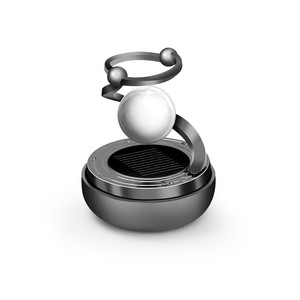 Diffuseur de parfum solaire rotatif en métal pour voiture, motif étoile, parfum vanille, objet décoratif - Product Image 1