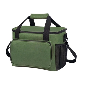 Sac isotherme noir tendance pour le déjeuner, sac isotherme étanche pour adultes, pour le camping, les pique-niques, les fêtes - Product Image 6