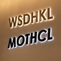 Letras de Canal LED Personalizadas, Letreros para Tiendas en Exteriores, Letrero de Metal Negro 3D Pintado con Spray, Letrero con Logotipo