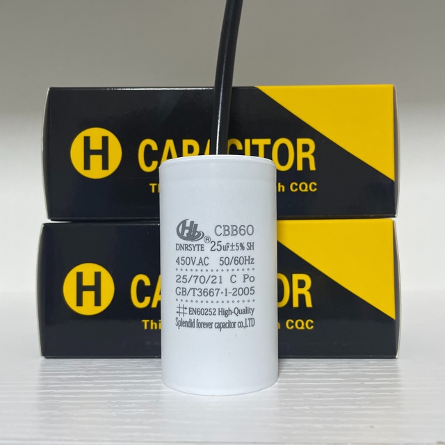 370-450v CBB60 AC plastic MOTOR RUNNING CAPACITOR 60uf 50uf