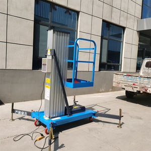 Antena kecil mobil angkat 8m hidrolik tunggal tiang paduan aluminium pria angkat aluminium Aerial kerja Platform - Product Image 3