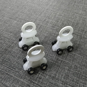 Bốn bánh xe hợp kim nhôm tấm thép cửa sổ đường sắt treo bánh xe mỏng theo dõi đi bộ hạt Rèm cực bài hát phụ kiện - Product Image 6