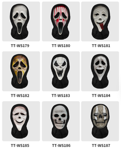 Máscara de Maquillaje de Terror para Disfraces de Halloween, Venta al por Mayor Personalizada, Accesorios para Fiestas, Máscara de Broma - Product Image 4
