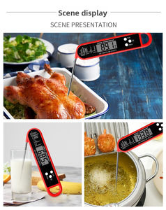 Termômetro de cozinha Doméstico Sonda Dobrável Eletrônica Leitura Instantânea Digital BBQ Grelha De Carne Cozinhar Termômetro Plástico OEM - Product Image 6