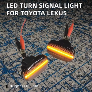 Luces LED Dinámicas para Vehículos, Luces Laterales de Posición para Toyota Camry, Caldina, Corolla, Fielder, Paseo, <span class=keywords><strong>Prius</strong></span>, Lexus RX, Bombilla de Señal de Giro - Product Image 3