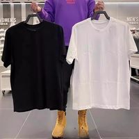 T-shirt unisexe d'été à coupe classique, brodé, sportif et décontracté, à manches courtes, 100 % coton, écologique et respirant, pour hommes et femmes