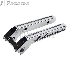Riser Manubrio da 4" 6" 8" 10" 12" 14" con Piastra Superiore da 1" e Arretramento per Harley Softail Dyna Electra Glide Fatboy - Product Image 5
