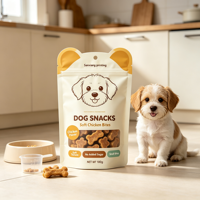 Sachet Doypack Personnalisé Durable à Gravure pour Aliments pour Animaux de Compagnie, Haute Protection Contre l'Humidité, Sacs Mylar Refermables avec Fermeture Éclair pour Friandises pour Chats et Chiens